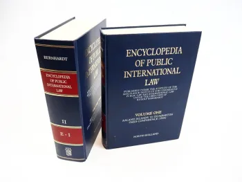 Encyclopedia of Public International Law, Vol. 1 A-D, Vol. 2 E-I 1992/95