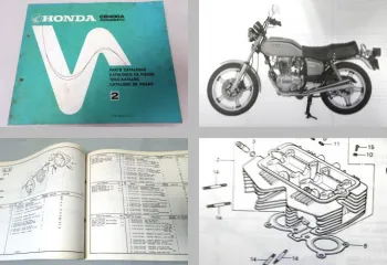 Ersatzteilkatalog Honda CB400A Hondamatic Parts List Ersatzteilliste 1978