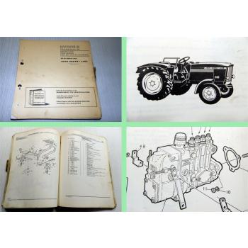Ersatzteilkatalog John Deere 500 Dieselschlepper Parts Catalog 1964