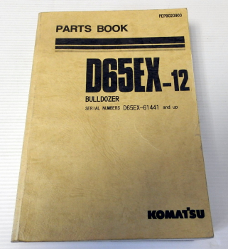 Ersatzteilkatalog Komatsu D65EX-12 Bulldozer Parts book 1996
