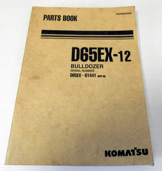 Ersatzteilkatalog Komatsu D65EX-12 Bulldozer Parts book 2000