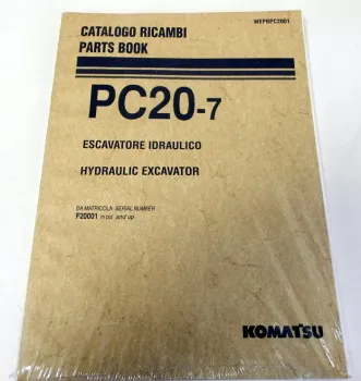 Ersatzteilkatalog Komatsu PC20-7 Hydraulic Excavator Parts book 2004