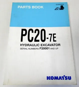Ersatzteilkatalog Komatsu PC20-7E Hydraulic Excavator Parts book 1994