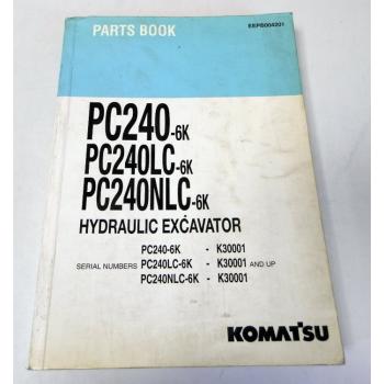 Ersatzteilkatalog Komatsu PC240-6K PC240LC/NLC-6K Hydraulic Excavator Parts book