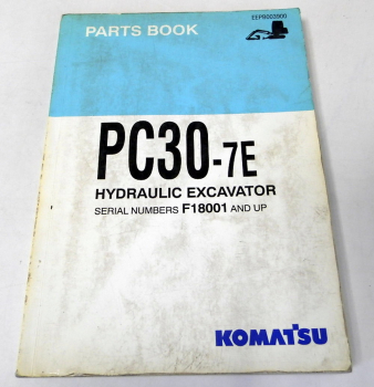 Ersatzteilkatalog Komatsu PC30-7E Hydraulic Excavator Parts book 1995