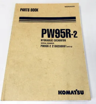 Ersatzteilkatalog Komatsu PW95R-2 Hydraulic Excavator Parts book 2003