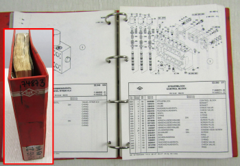 Ersatzteilkatalog O&K RH6-22 Ersatzteilliste Hydraulikbagger Schaltplan 1995