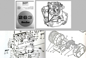 Ersatzteilliste Massey Ferguson MF 263 turbo Traktor Ersatzteilkatalog
