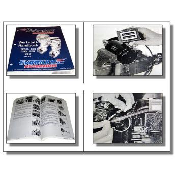 Evinrude Johnson 125C 130 200 225 250 PS ED 90 LV Außenborder Werkstatthandbuch