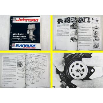 Evinrude Johnson 150 175 PS 60° V Loop  EN  Außenbordmotor Werkstatthandbuch