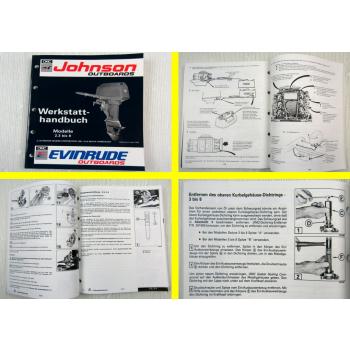 Evinrude Johnson 2.3 3.3 3 4 5 6 6.5 8 PS  EN  Außenborder Werkstatthandbuch