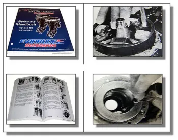 Evinrude Johnson 40 45 48 50 55 ED 2 Zylinder Außenborder Werkstatthandbuch 1995