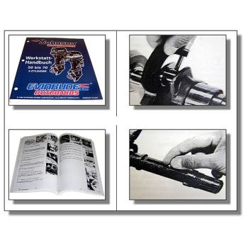 Evinrude Johnson 50 60 65 70 ED 3 Zylinder Außenborder Werkstatthandbuch 1995
