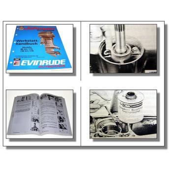 Evinrude Johnson 88 90 100 115 150 155 175 ES V Cross Motor Werkstatthandbuch