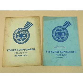 F&S Sachs Komet Kupplungen Handbuch 1939 und Ersatzteilliste 1938