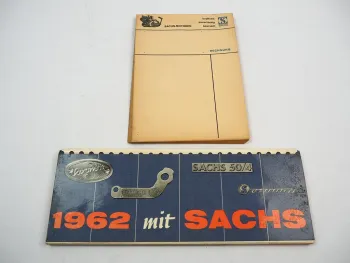 F&S Sachs Original Rechnungsblock Wochenkalender mit Produktbeschreibungen 1962