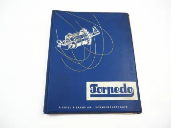 F&S Sachs Torpedo Naben Mappe mit Preislisten Ersatzteillisten Prospekte 1950 J.