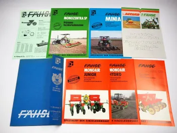 Fähse Miniair Monoair Monozentra Mappe mit 6x Prospekt + Preisblatt 1980er Jahre