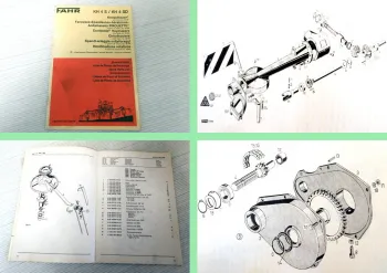 Fahr KH4S KH4SD Kreiselheuer Ersatzteilliste Ersatzteilkatalog Parts List 1974