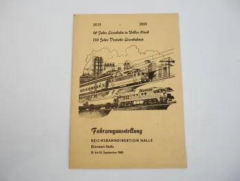 Fahrzeugausstellung Reichsbahndirektion Halle 1985