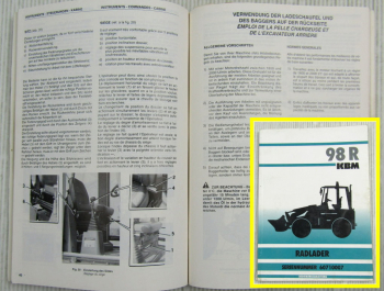 FAI Komatsu 98R KBM Radlader Betriebs- und Wartungsanleitung Bedienung 1992