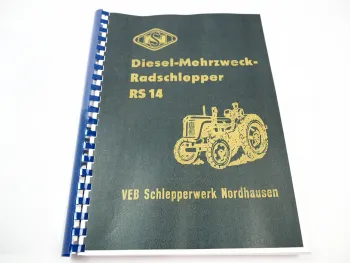 Famulus RS 14 RS 14/30 14/36 14/46 Radschlepper Ersatzteillkatalog 1961