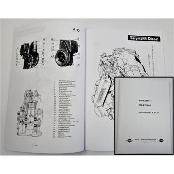 Farymann K A L R S Diesel Motor Reparaturhandbuch Werkstatthandbuch