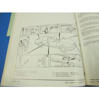 Fehlersuche Ford Sierra 1987 Fiesta 1989 Prüfanleitung Elektronik Diagnose