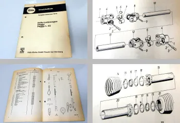 Fella Peggy und Peggy L22 Ladewagen Ersatzteilliste Ersatzteilkatalog 1976
