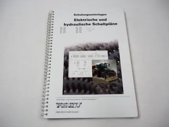 Fendt 200 Vario Schlepper Schaltplan Elektrik Hydraulik Schulungsunterlagen 2009