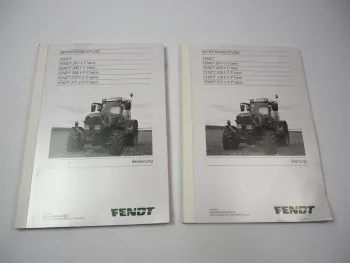 Fendt 207 208 209 210 211 V F P Vario Betriebsanleitung Bedienung Wartung 2013