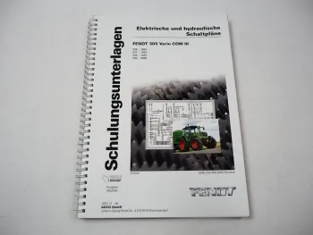 Fendt 300 Vario COM III Schaltplan Elektrik Hydraulik Schulungsunterlagen 2008