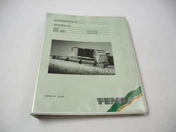 Fendt 5250 8300 8350 Mähdrescher Betriebsanleitung Bedienung Wartung 2004
