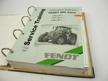 Fendt 815 817 818 Vario Einführungskurs Service Training mit Schaltplänen 2002