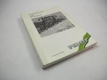 Fendt 820 Vario greentec Betriebsanleitung mit elektrischen Schaltplänen 2008