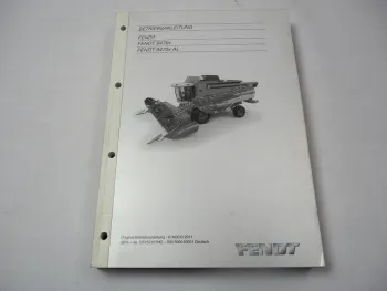 Fendt 9470X AL Mähdrescher Betriebsanleitung Bedienung Wartung 2011