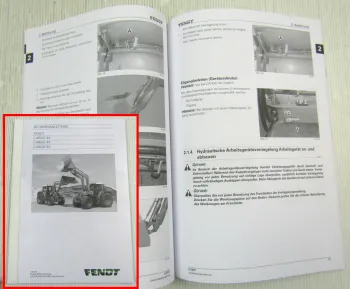 Fendt Cargo 3X 4X 5X Frontlader Betriebsanleitung Bedienung und Wartung 2015