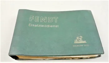 Fendt F12GH F12HL Dieselross Ersatzteilliste Ersatzteilkatalog 1967 - 1970