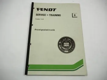 Fendt Farmer Favorit 382-385 Geräteträger GT345-380 Anzeigeelektronik Schulung 1988