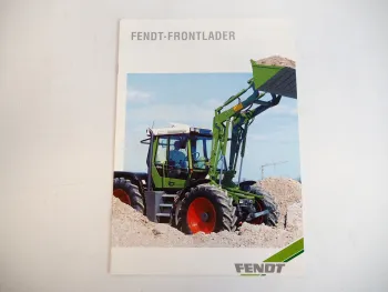 Fendt Frontlader für Farmer Xylon GT Traktor Prospekt 1998