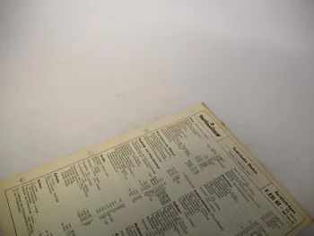 Fendt Geräteträger F 231 GT Technische Daten Anzugswerte Datenblatt 1972