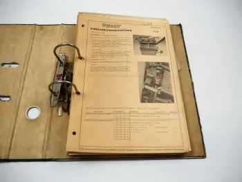 Fendt GT Favorit Farmer Kundendienstmitteilungen TÜV Gutachten Sicherheitsrahmen