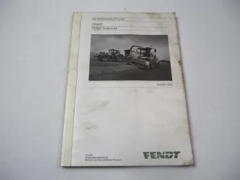 Fendt Katana 65 Feldhäcksler Betriebsanleitung Wartung 2012