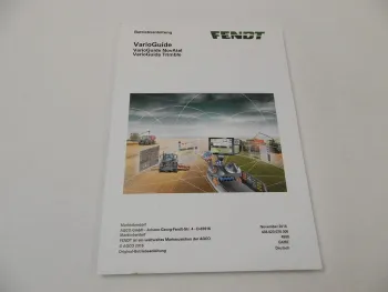 Fendt VarioGuide NovAtel Trimble Betriebsanleitung Bedienung 11/2016