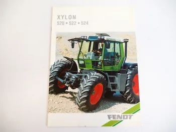 Fendt Xylon 520 522 524 Traktor 110 bis 140 PS Prospekt 1998