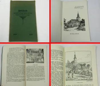 Festschrift 100jähriges Kirchenjubiläum Parochie Drebach im Erzgebirge 1825-1925