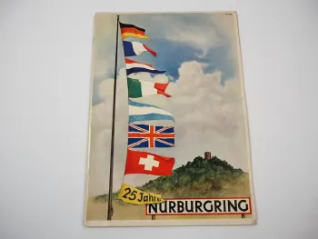 Festschrift 25 Jahre Nürburgring 1952 Motorsport Motorrad Autorennen