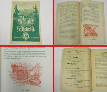 Festschrift Schul- und Heimatfest Drebach Erzgebirge Juli 1955