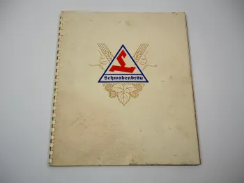 Festschrift Schwabenbräu Bier Brauerei Robert Leicht Firmengeschichte 1878-1953