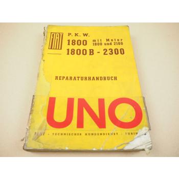 Fiat 1800 1800B Werkstatthandbuch Reparaturhandbuch 1962 Reparaturanleitung